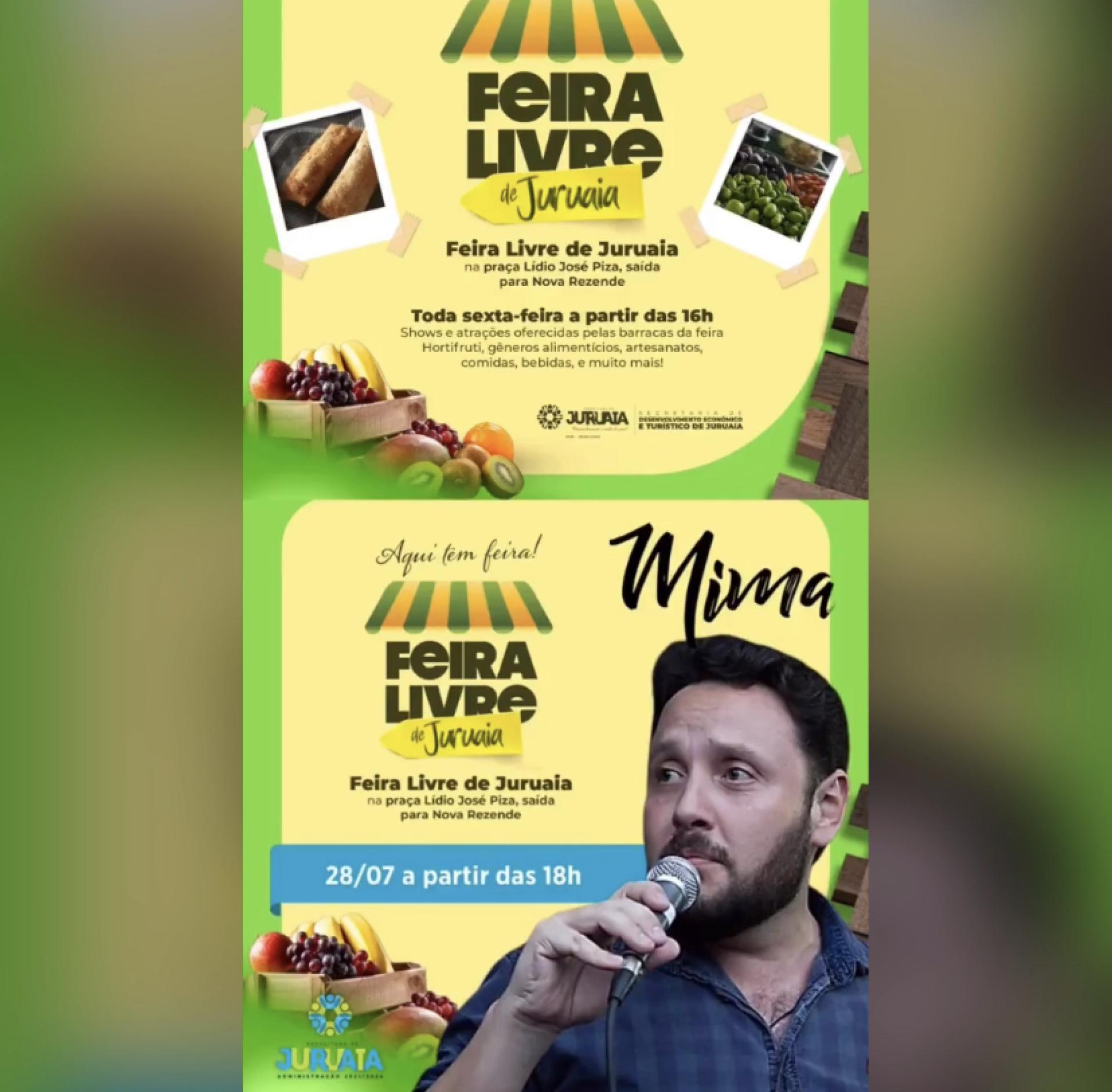 NESTA SEXTA TEM FEIRA LIVRE DE JURUAIA