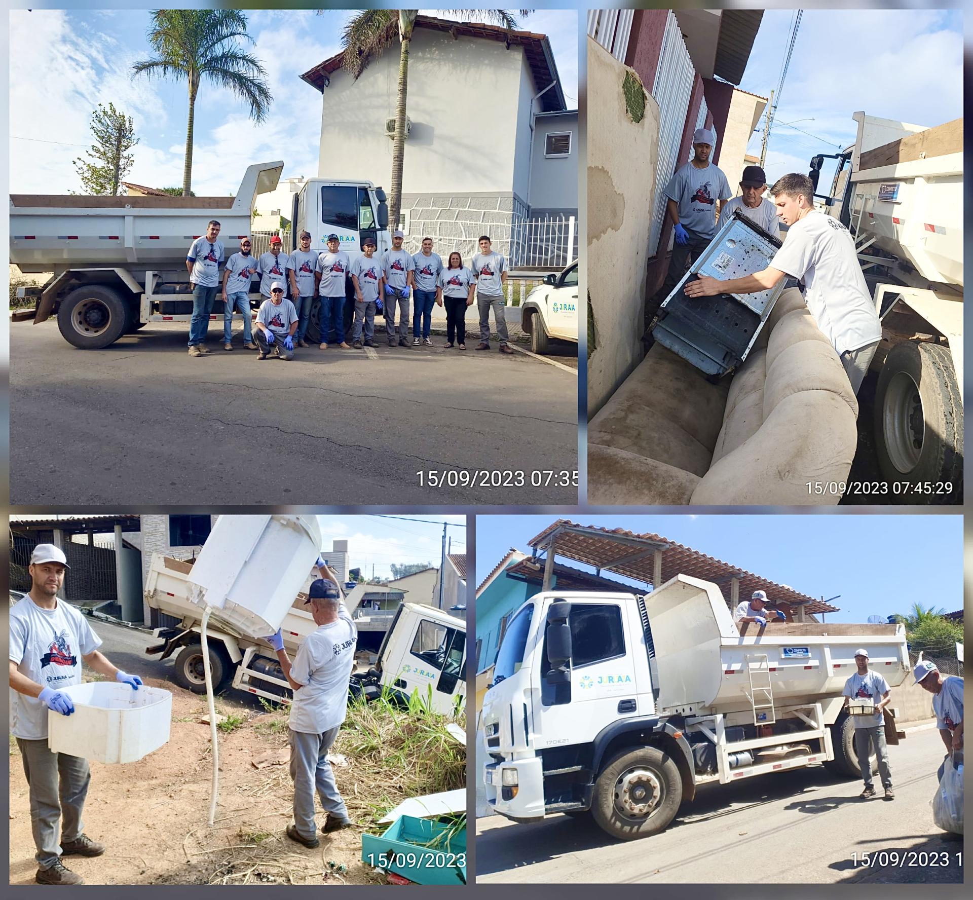PREFEITURA DE JURUAIA REALIZOU MAIS UM MUTIRÃO DE LIMPEZA