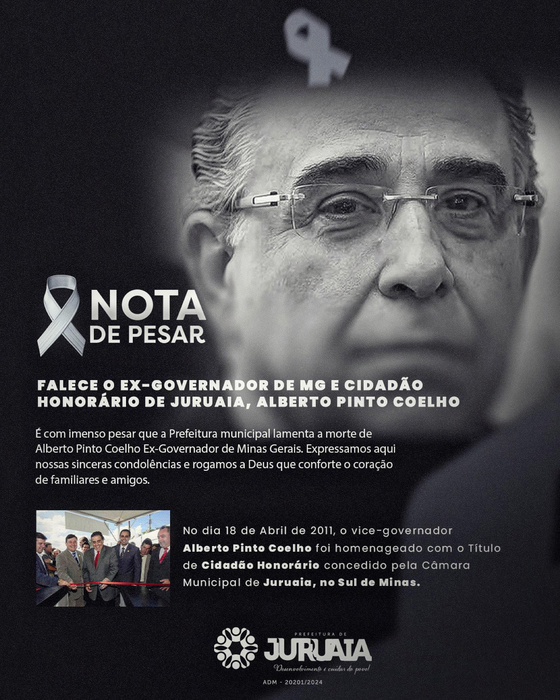 NOTA DE PESAR