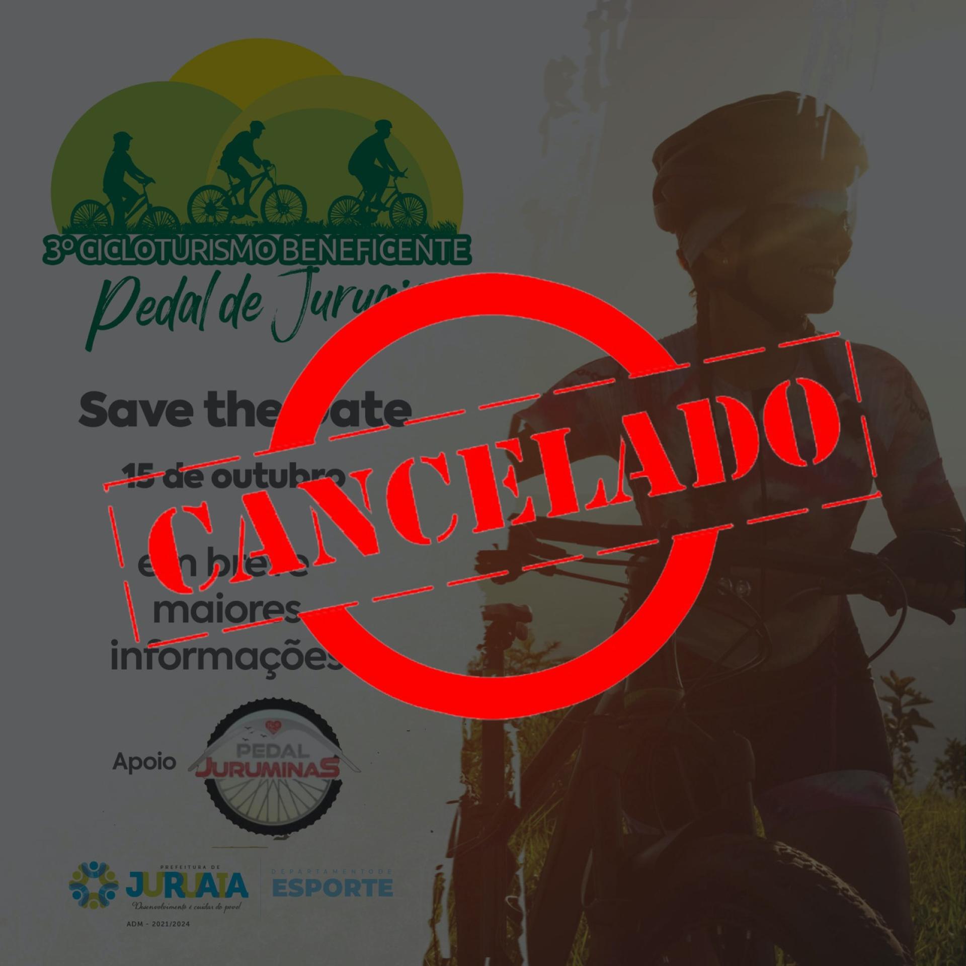 COMUNICADO – 3º CICLOTURISMO BENEFICENTE ADIADO