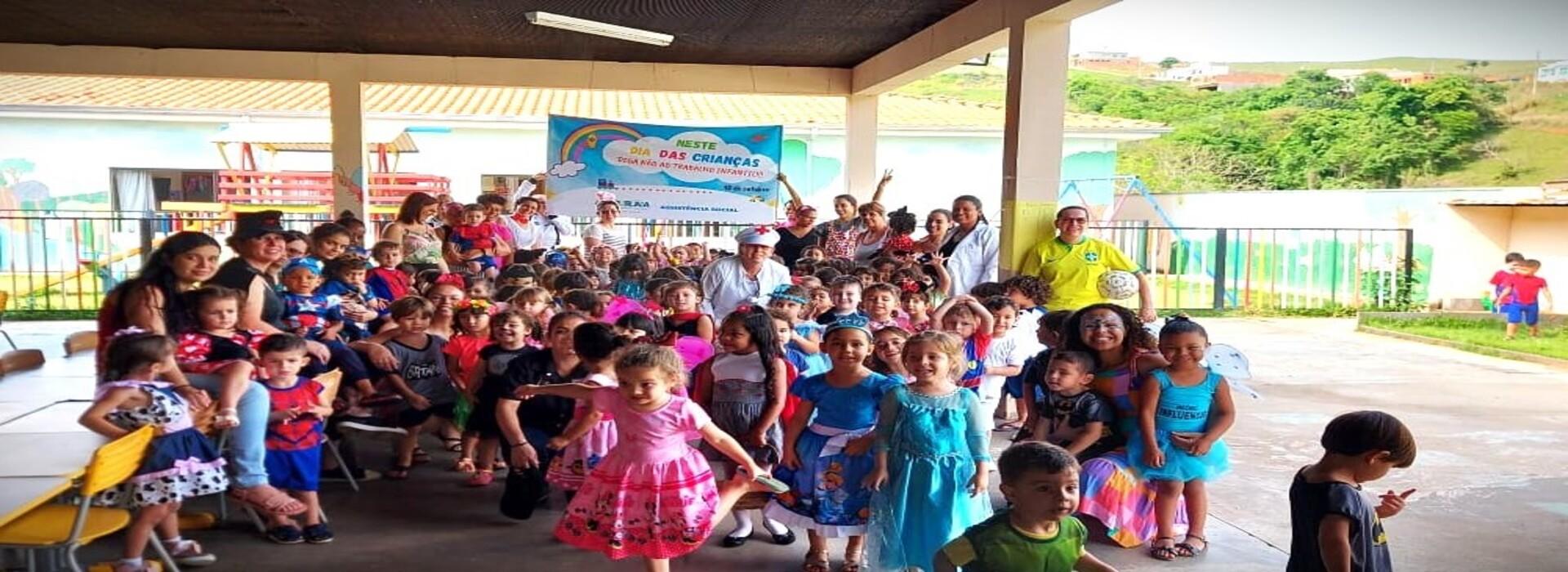 DIA DAS CRIANÇAS: ASSISTÊNCIA SOCIAL DE JURUAIA REALIZA AÇÃO CONTRA O TRABALHO INFANTIL