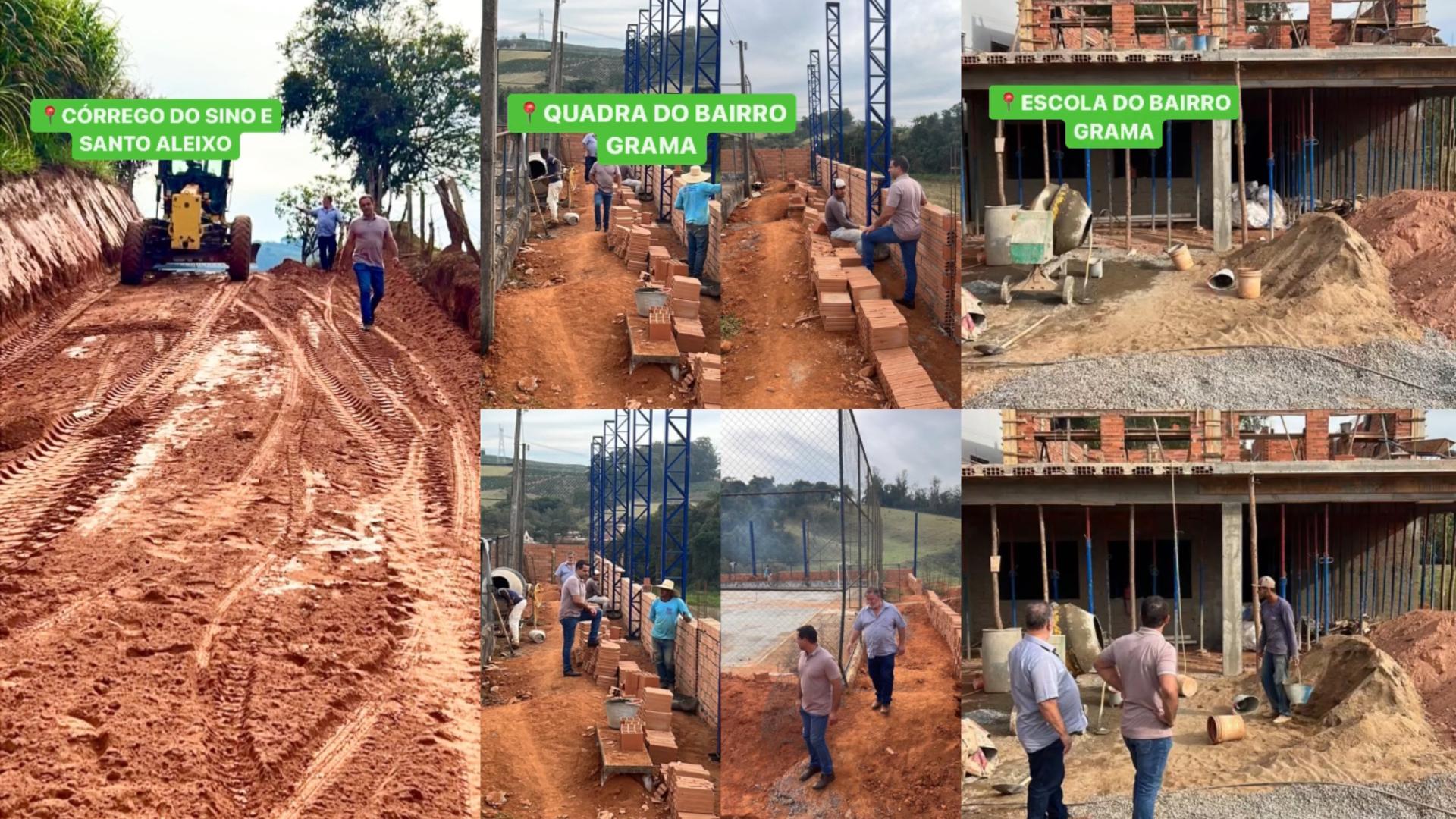 OBRAS: QUARTA-FEIRA DE MUITO TRABALHO