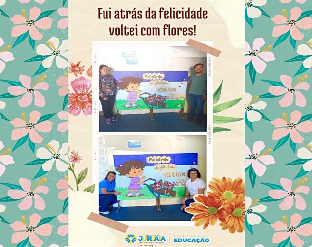 Recebendo o mês das flores!!!