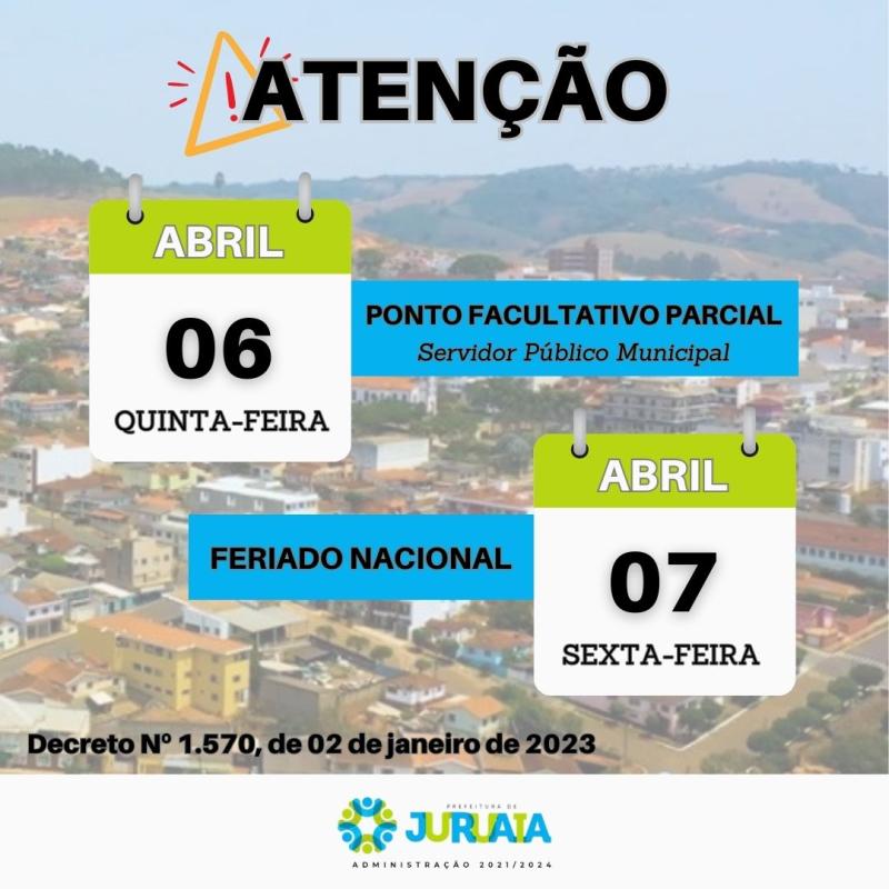 COMUNICADO - PONTO FACULTATIVO E FERIADO