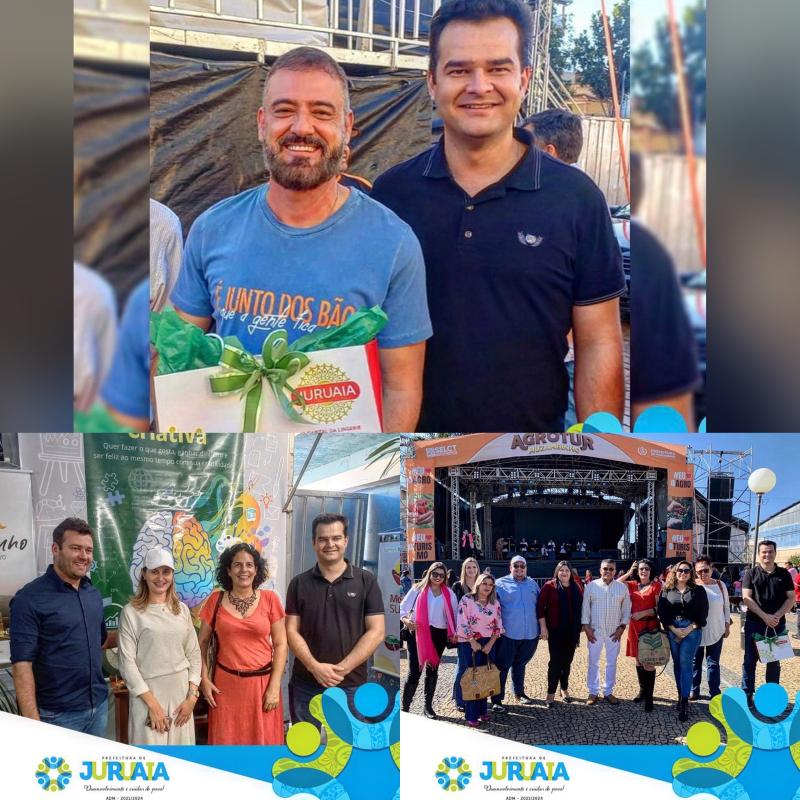 SECRETÁRIO DE GOVERNO RECEBE PRODUTOS DE JURUAIA