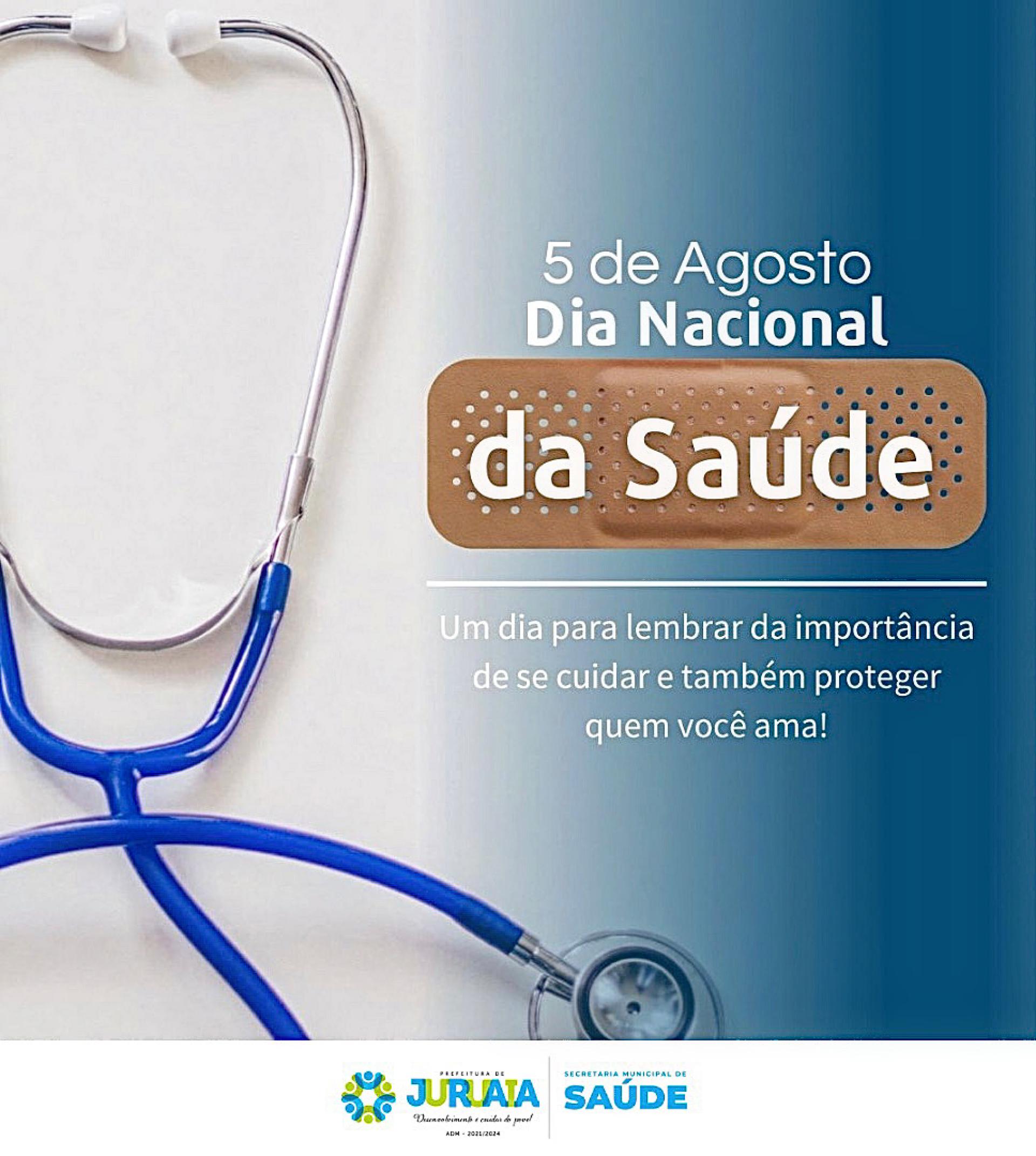 05 DE AGOSTO - DIA NACIONAL DA SAÚDE
