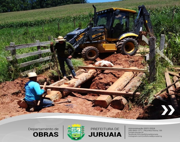 O Departamento de Obras da Prefeitura de Juruaia segue providenciando melhorias na zona rural do município