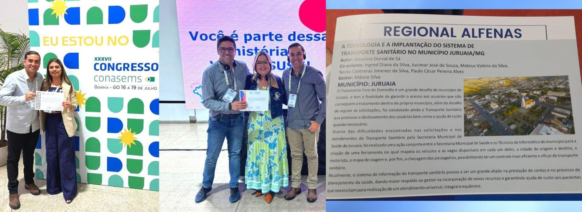 JURUAIA PARTICIPA DO XXXVII CONGRESSO CONASEMS COM DUAS EXPERIÊNCIAS EXITOSAS