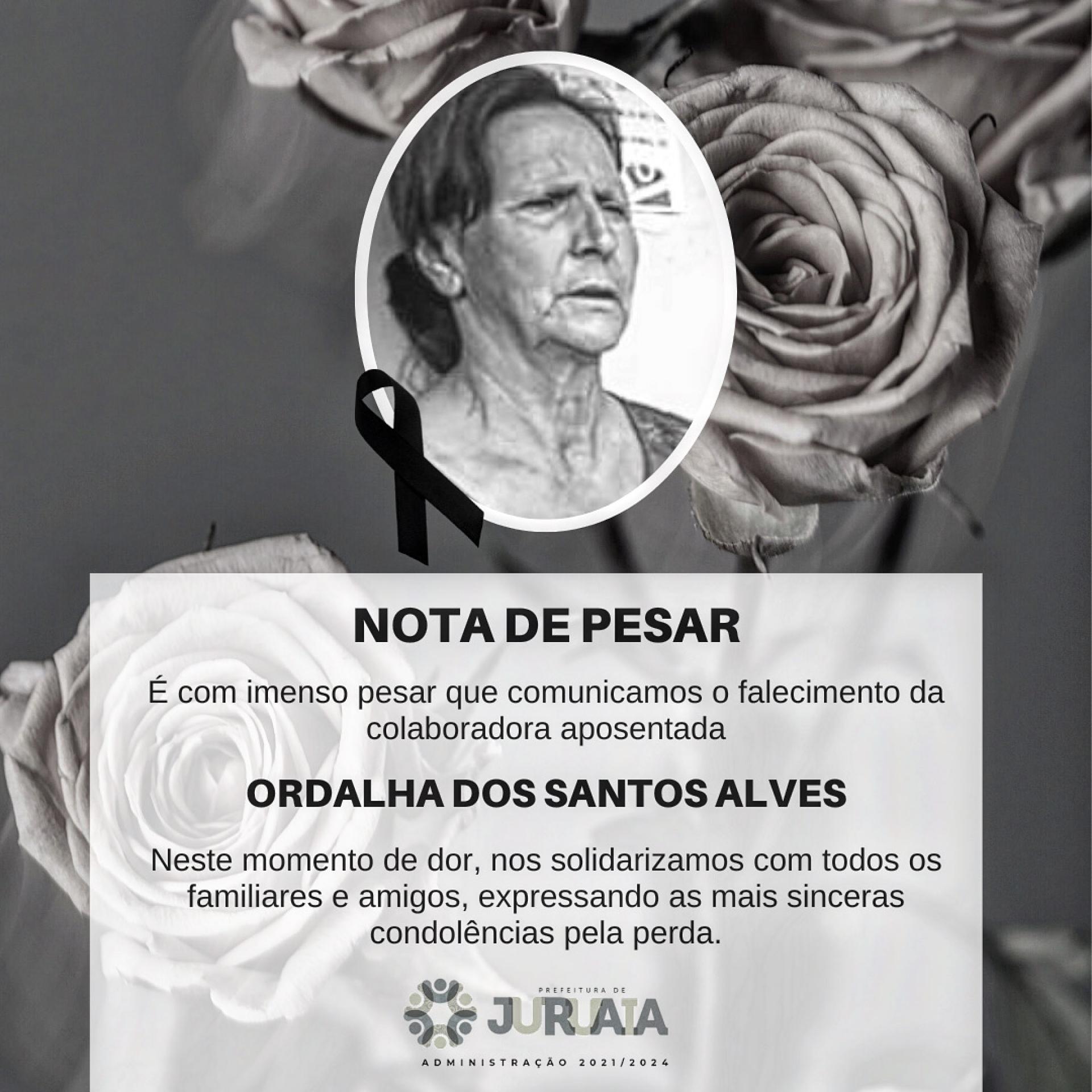 NOTA DE PESAR