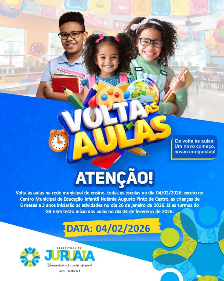  Retorno às Aulas da Rede Municipal – 04 de fevereiro de 2026