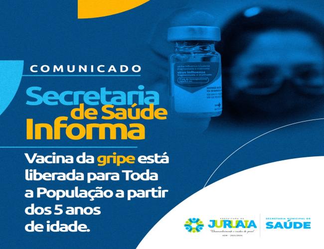 COMUNICADO - Campanha de vacinação contra Gripe
