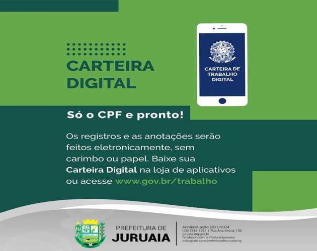 Ministério da Economia laça Carteira de Trabalho Digital