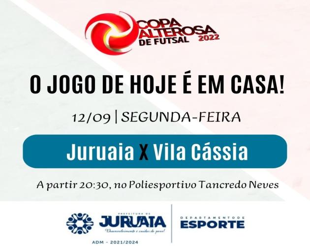 O JOGO DE HOJE É EM CASA