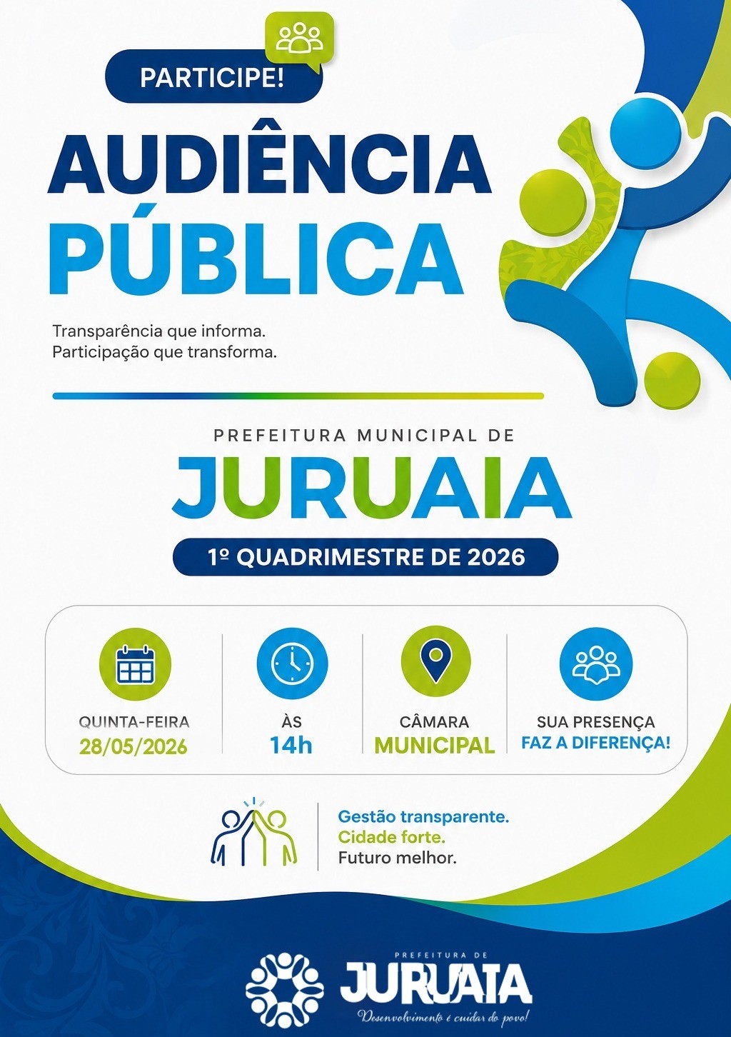 Audiência Pública de Prestação de Contas do 1º Quadrimestre de 2026.