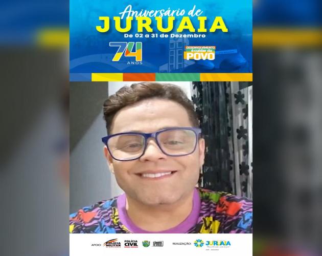 JURUAIA 74 ANOS - CONVITE DO CANTO GOSPEL ROBINSON MONTEIRO