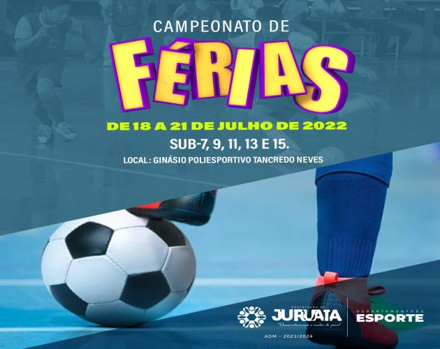 DEPARTAMENTO DE ESPORTES PROMOVE CAMPEONATO INTERNO DE FÉRIAS
