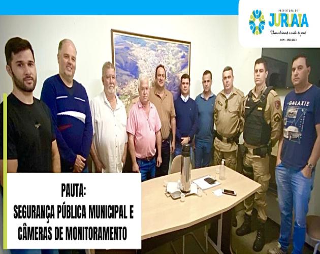 SEGURANÇA PÚBLICA MUNICIPAL FOI TEMA DE REUNIÃO NA PREFEITURA