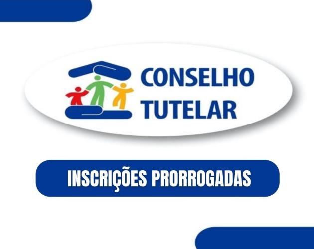 INSCRIÇÕES PRORROGADAS!