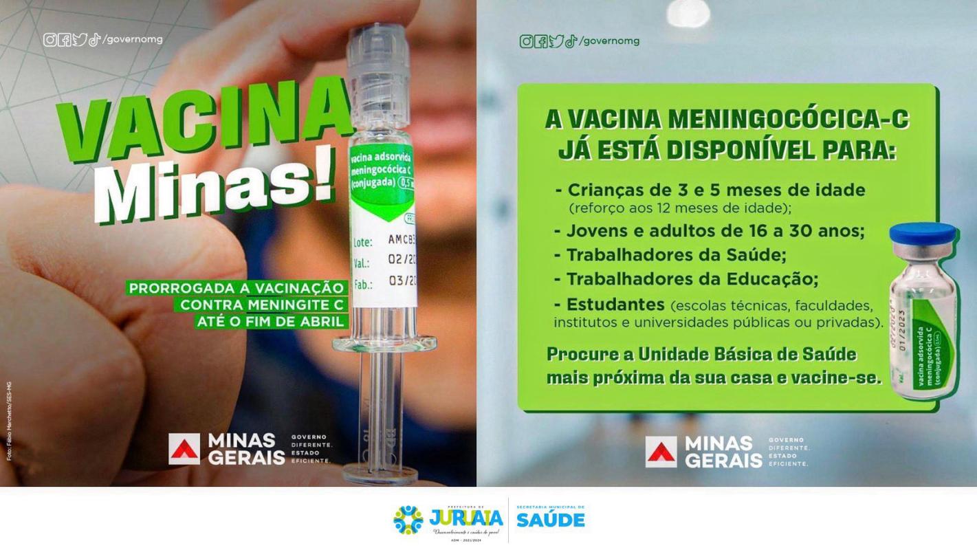 ATENÇÃO - VACINAÇÃO CONTRA MENINGITE C