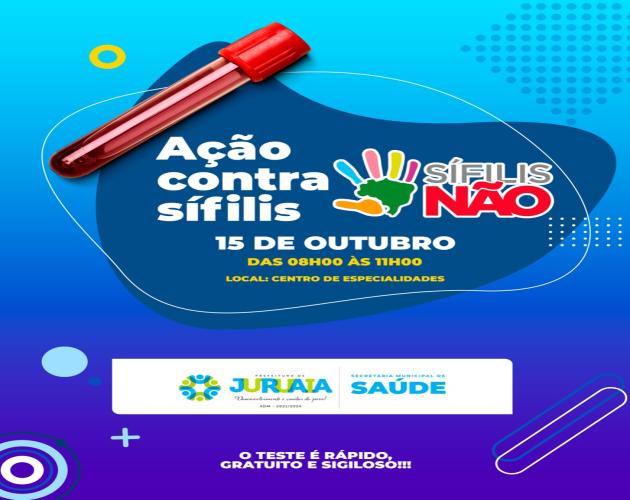 VIGILÂNCIA EPIDEMIOLÓGICA DE JURUAIA REALIZA AÇÃO CONTRA SÍFILIS