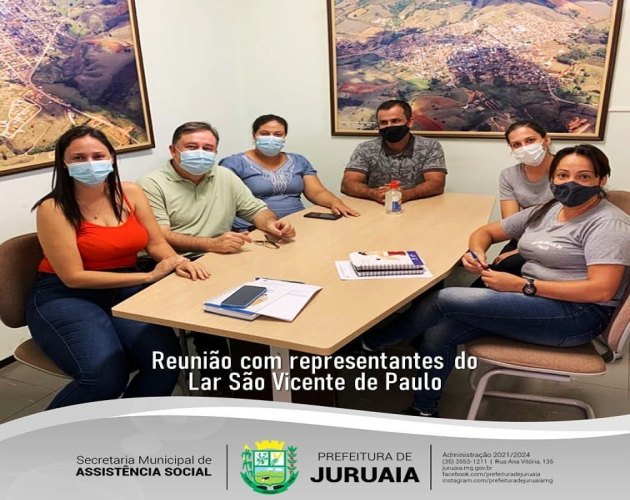 A Prefeitura de Juruaia firmou seu compromisso com o Lar São Vicente de Paulo 