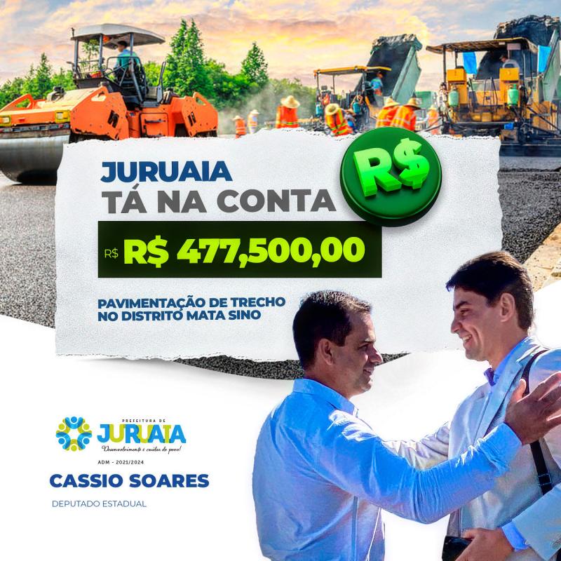 ASFALTO MATA DO SINO - TÁ NA CONTA R$477 MIL
