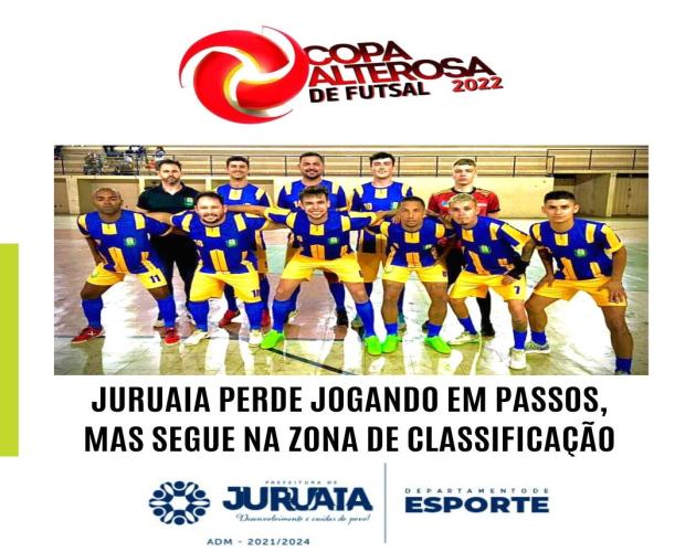 JURUAIA PERDE JOGANDO EM PASSOS, MAS SEGUE NA ZONA DE CLASSIFICAÇÃO