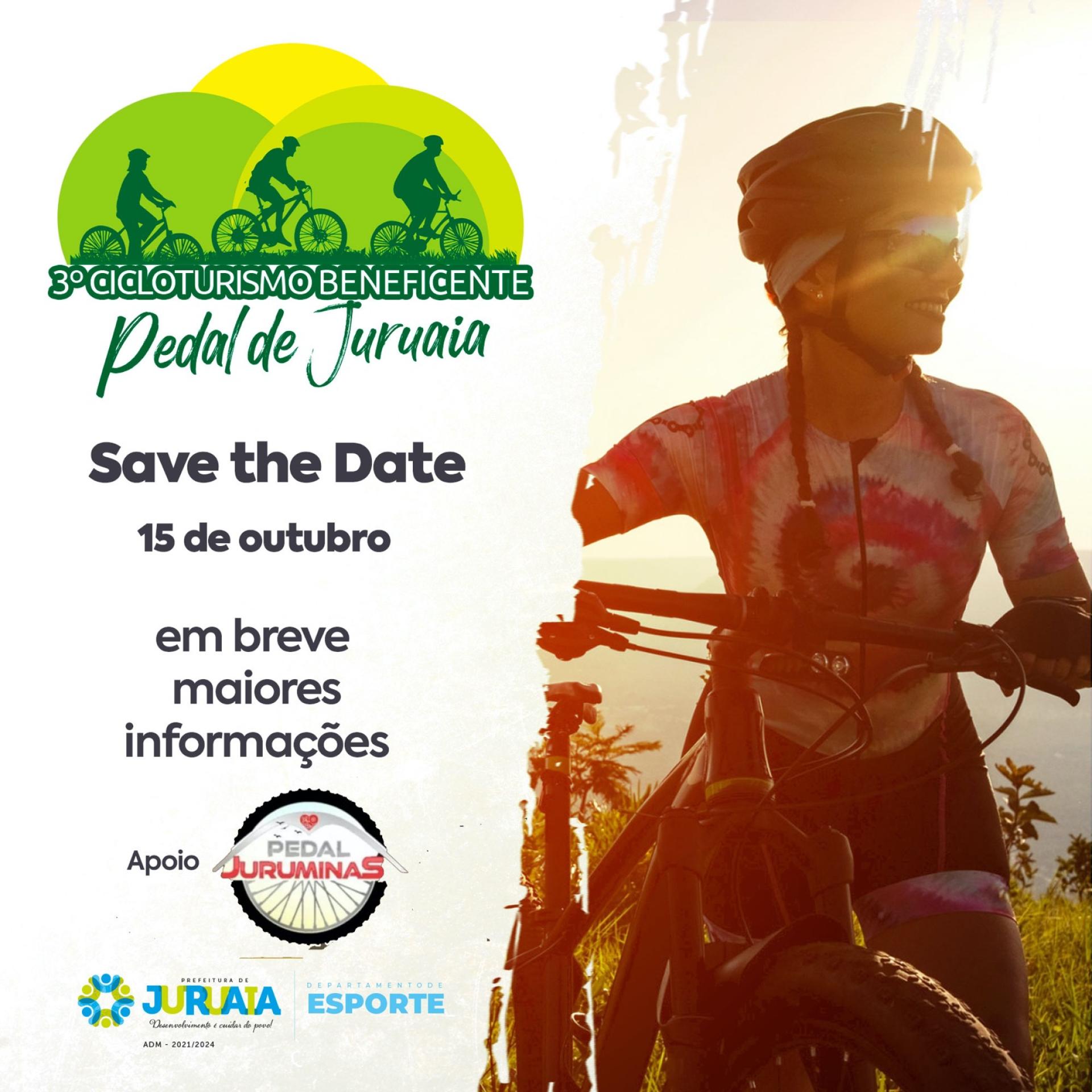3º CICLOTURISMO BENEFICENTE – PEDAL DE JURUAIA