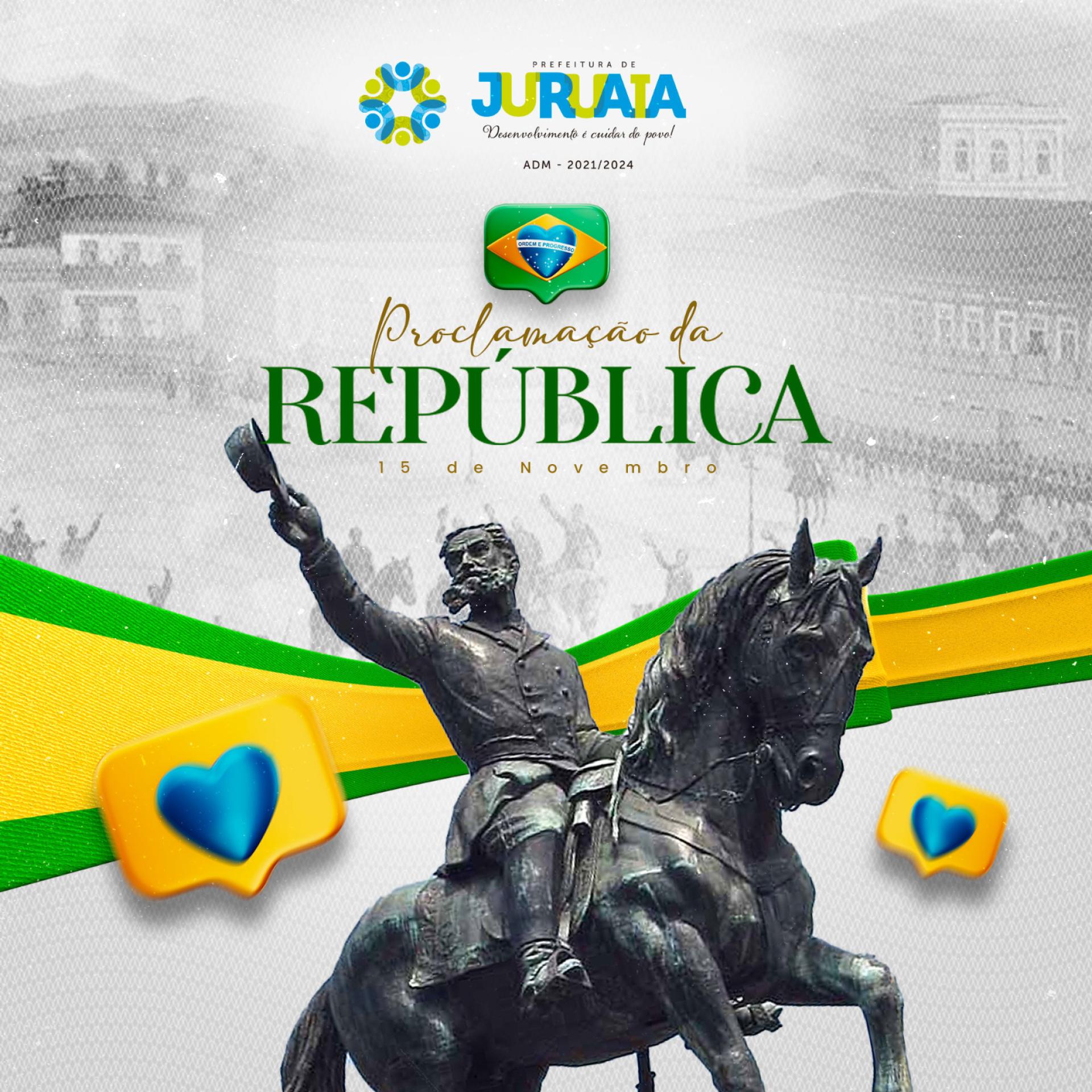 15 DE NOVEMBRO | DIA DA PROCLAMAÇÃO DA REPÚBLICA