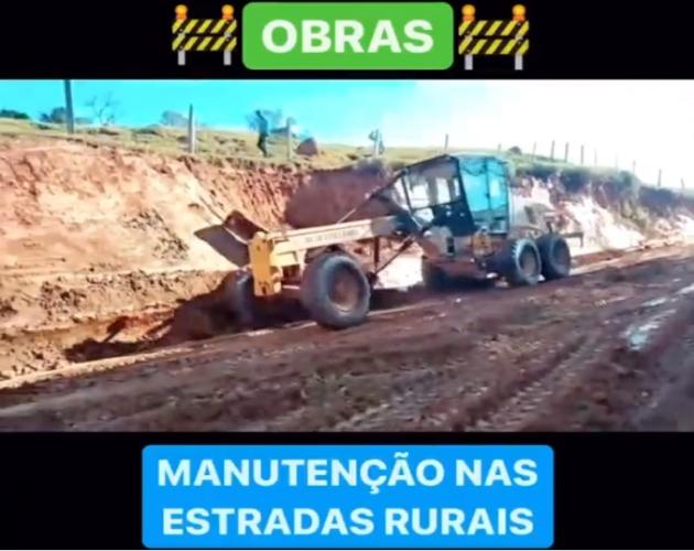 OBRAS - PREFEITURA DE JURUAIA REALIZA MANUTENÇÃO NAS ESTRADAS RURAIS
