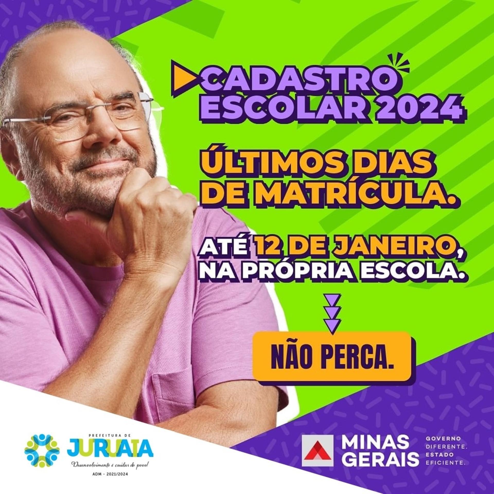 Última chamada para matricular seu filho ou filha na Escola Municipal Nair Gaspar de Rezende