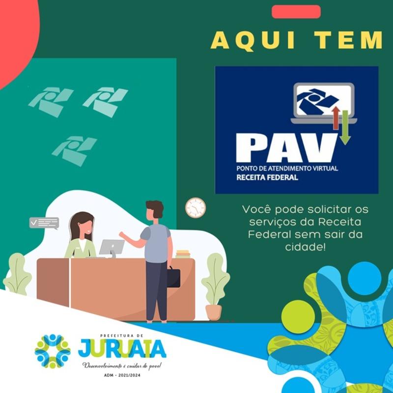 AQUI TEM PONTO DE ATENDIMENTO VIRTUAL DA RECEITA FEDERAL