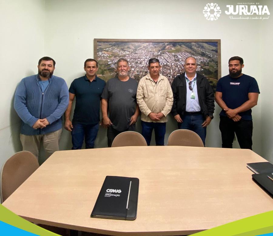 Parceria pela melhoria de Juruaia: Prefeitura se reúne com representante da Cemig   