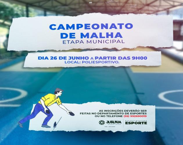 CAMPEONATO DE MALHA AGITA JURUAIA NESTE DOMINGO