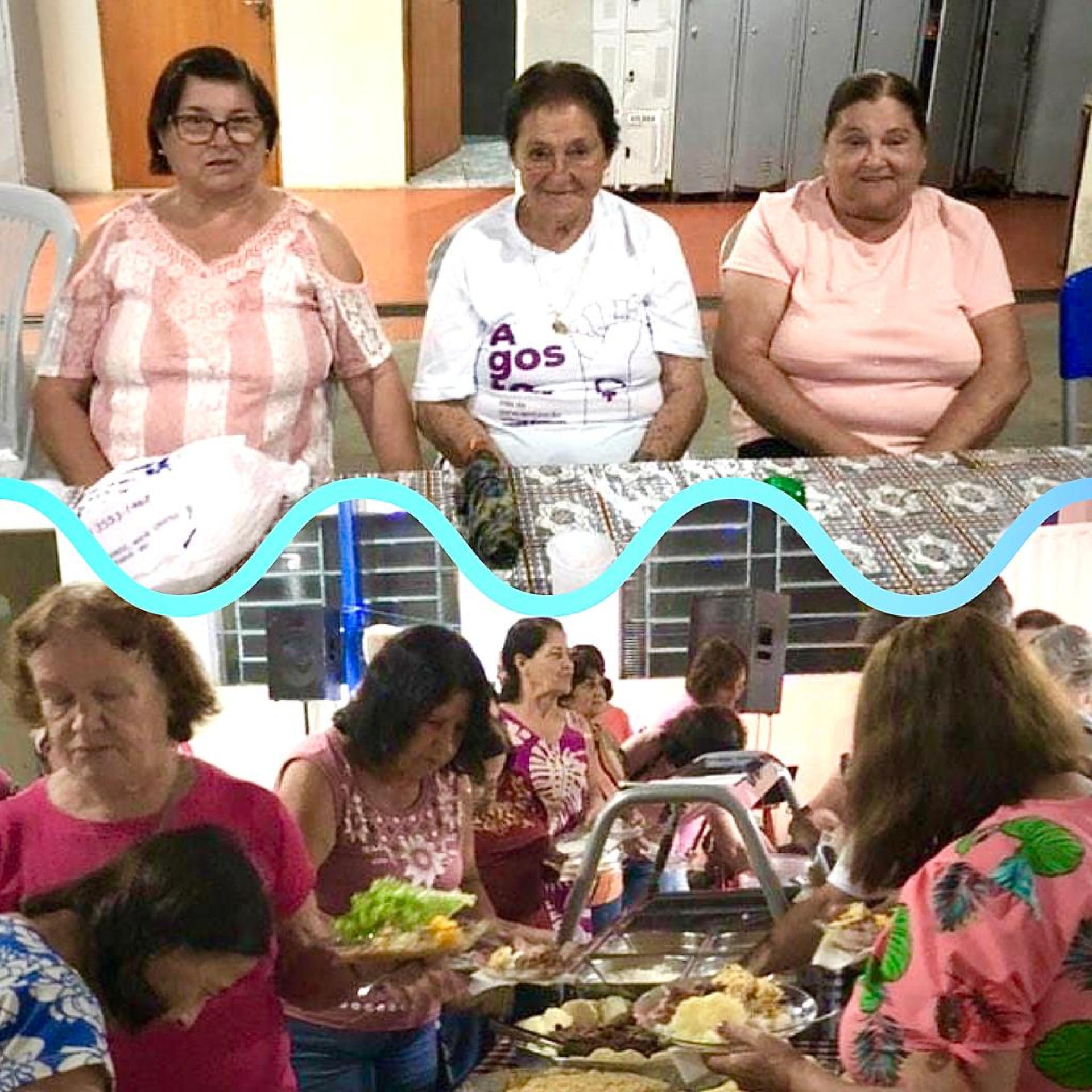 ASSISTÊNCIA SOCIAL PROMOVE JANTAR DANÇANTE AO GRUPO DA MELHOR IDADE