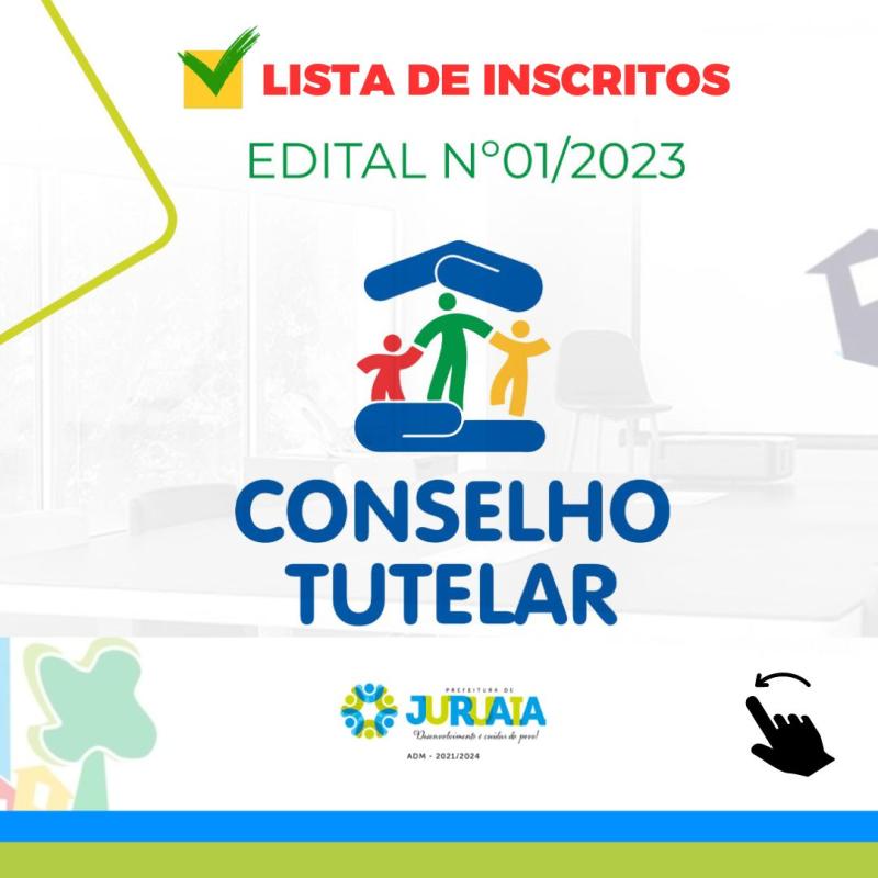 CONSELHO TUTELAR - LISTA DE INSCRITOS (RETIFICADO)