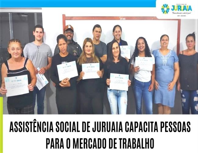 ASSISTÊNCIA SOCIAL DE JURUAIA CAPACITA PESSOAS PARA O MERCADO DE TRABALHO