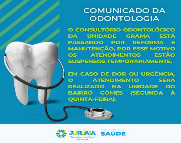 COMUNICADO DA ODONTOLOGIA
