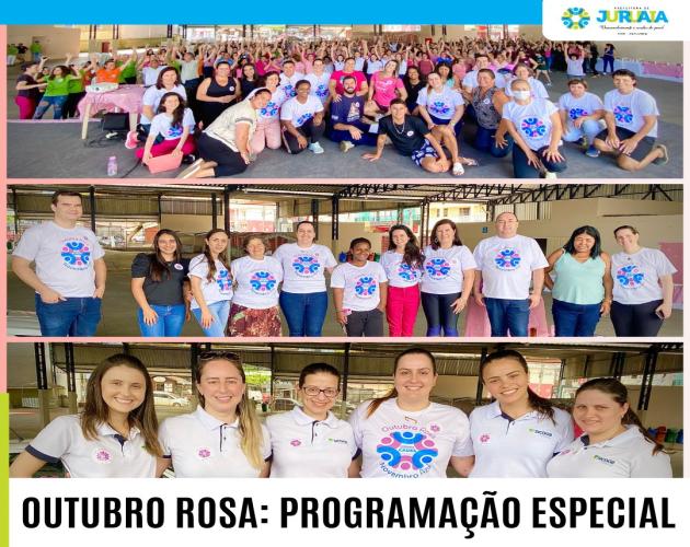 OUTUBRO ROSA É ENCERRADO COM CHAVE DE OURO EM JURUAIA