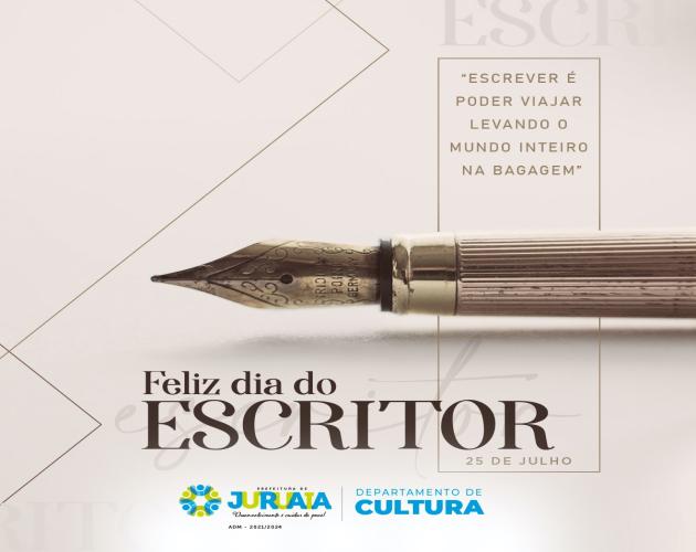 DIA DO ESCRITOR - 25 DE JULHO