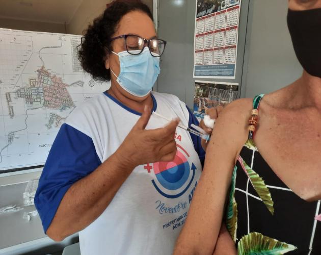 Juruaia atinge 100 por cento de cobertura de 1ª dose de vacina contra a covid-19