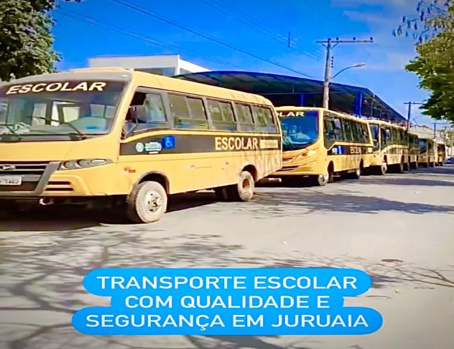 TRANSPORTE ESCOLAR COM QUALIDADE E SEGURANÇA EM JURUAIA
