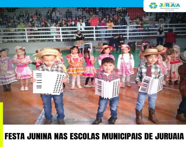 FESTA JUNINA NAS ESCOLAS MUNICIPAIS DE JURUAIA